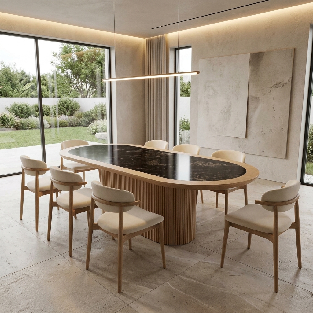 The Cinder — Smoked Oak and Dark Granite